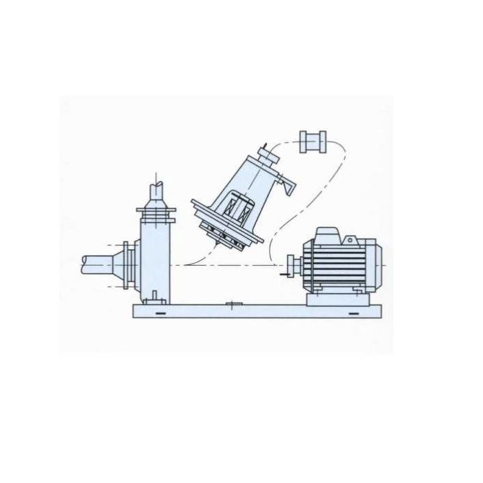plastic horizontal pumps tecnium model bn esquema 2 - Tecnium
