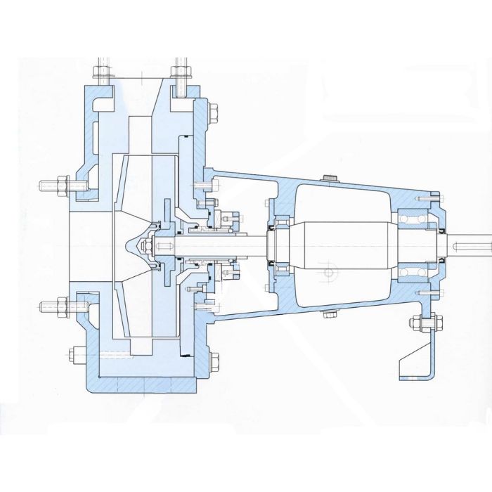 plastic horizontal pumps tecnium model bn esquema - Tecnium