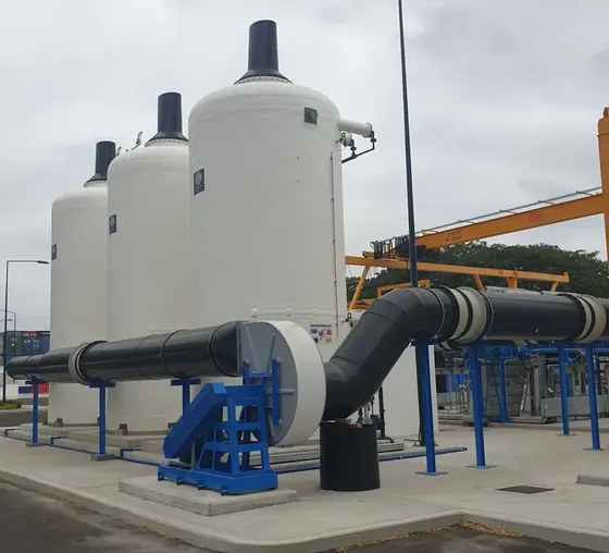 bombas y ventiladores TECNIUM en línea de tratamiento de EDAR