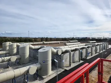 sistema de eliminación de olores en planta RSU